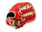 HI-GOLD Kokoro Kiwame Series 12.75" Outfielder Glove - Flame Red