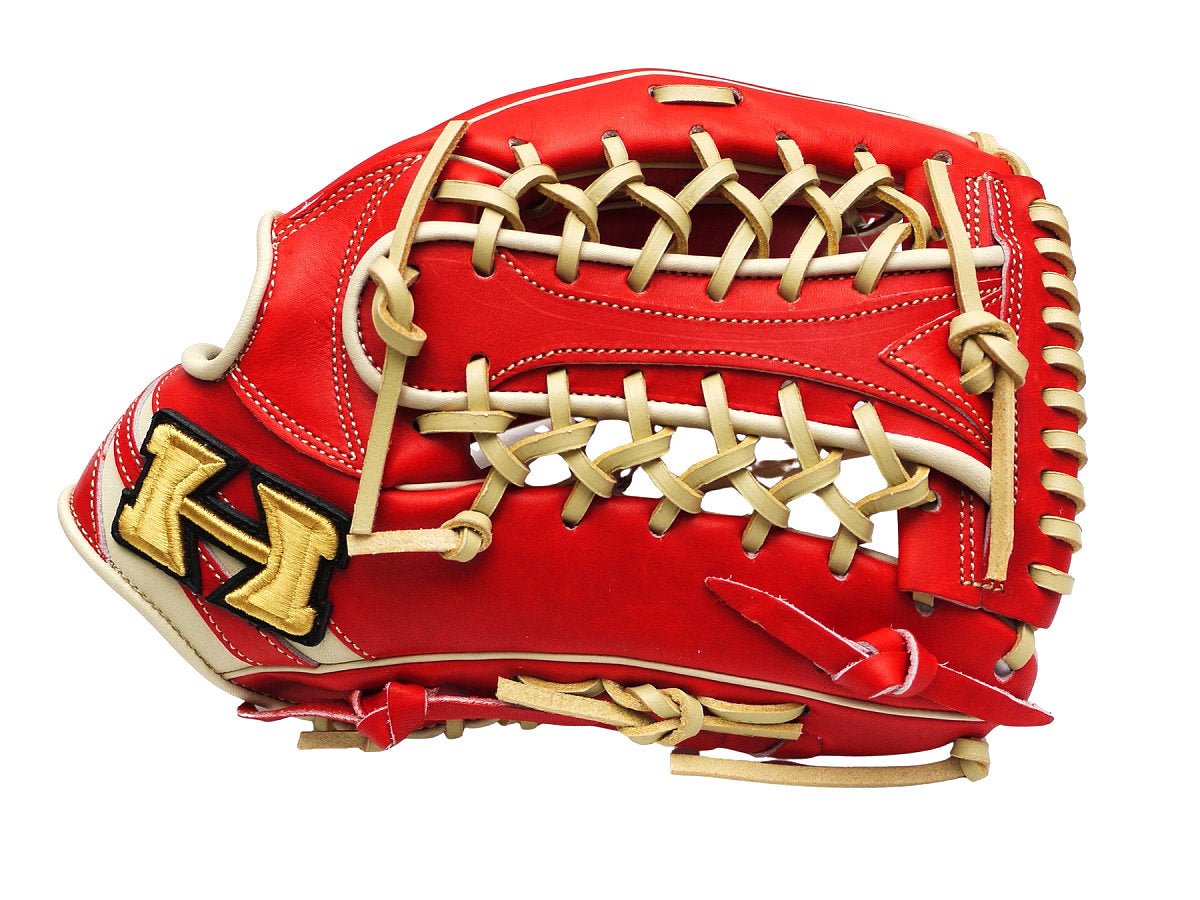 HI-GOLD Kokoro Kiwame Series 12.75" Outfielder Glove - Flame Red