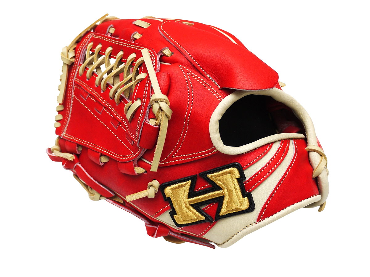 HI-GOLD Kokoro Kiwame Series 11.75" LHT Pitcher Glove - Flame Red