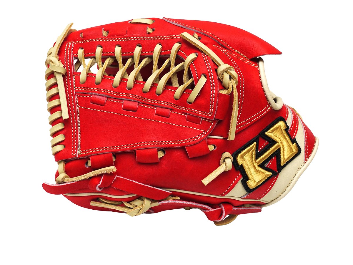 HI-GOLD Kokoro Kiwame Series 11.75" LHT Pitcher Glove - Flame Red