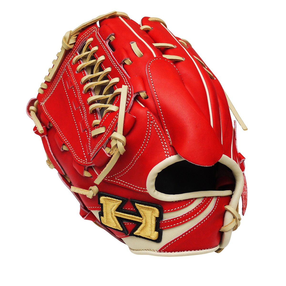 HI-GOLD Kokoro Kiwame Series 11.75" LHT Pitcher Glove - Flame Red