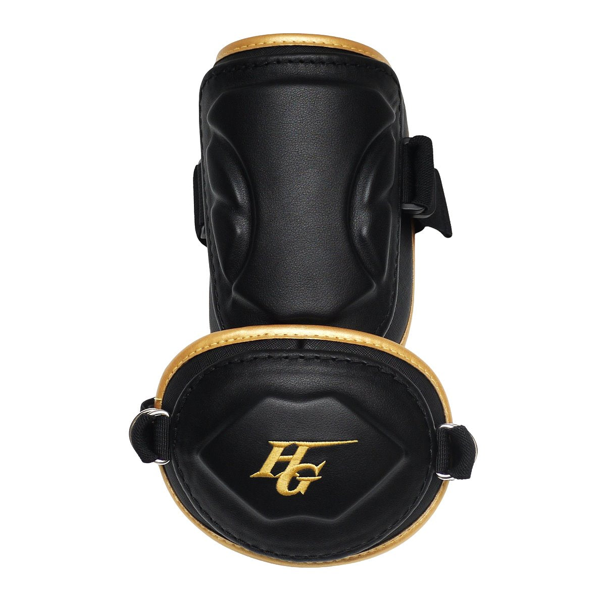 HI-GOLD Premium Batting Elbow Guard - Black/Gold #3