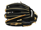 HI-GOLD Pro Japan Steerhide 11.5 inch V Web Infielder Glove - Black/Camel