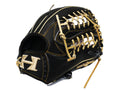 HI-GOLD Pro Japan Steerhide 12.5 inch Outfielder Glove - Black/Camel