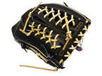 HI-GOLD Pro Japan Steerhide 12.5 inch Outfielder Glove - Black/Camel
