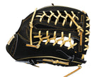 HI-GOLD Pro Japan Steerhide 12.5 inch Outfielder Glove - Black/Camel
