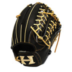 HI-GOLD Pro Japan Steerhide 12.5 inch Outfielder Glove - Black/Camel