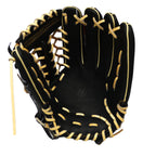 HI-GOLD Pro Japan Steerhide 12.5 inch Outfielder Glove - Black/Camel