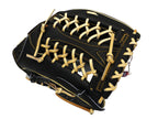 HI-GOLD Pro Japan Steerhide 12.75 inch Outfielder Glove - Black/Camel