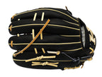 HI-GOLD Pro Japan Steerhide 12.75 inch Outfielder Glove - Black/Camel