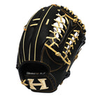 HI-GOLD Pro Japan Steerhide 12.75 inch Outfielder Glove - Black/Camel