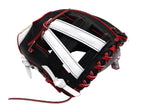HI-GOLD Pro Model Japan Steerhide 11.5 inch Infielder Glove - Black/Red