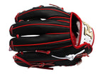 HI-GOLD Pro Model Japan Steerhide 11.5 inch Infielder Glove - Black/Red