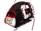 HI-GOLD Pro Model Japan Steerhide 11.75 inch Infielder Glove - Black/Red