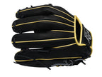 HI-GOLD Japan Steerhide Series 11.75" Infield Baseball Glove - I-Web/Black x Yellow