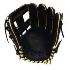 HI-GOLD Japan Steerhide Series 11.75" Infield Baseball Glove - I-Web/Black x Yellow