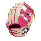 HI-GOLD Special Order 11.5 inch Infielder Glove - Beige/Pink