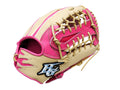 HI-GOLD Special Order 12.75 inch Outfielder Glove - Beige/Pink
