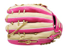 HI-GOLD Special Order 12.75 inch Outfielder Glove - Beige/Pink