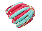 SSK Special Order 11.75 inch Infielder Glove - Lake Green/Hot Pink