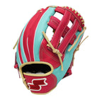 SSK Special Order 11.75 inch Infielder Glove - Lake Green/Hot Pink