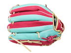 SSK Special Order 12.75 inch Outfielder Glove - Lake Green/Hot Pink