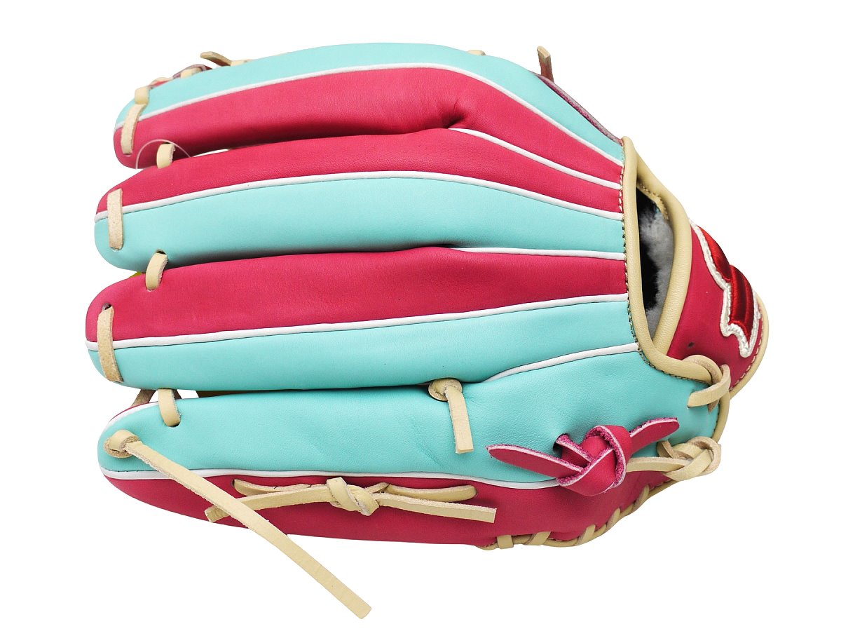 SSK Special Order 12.75 inch Outfielder Glove - Lake Green/Hot Pink