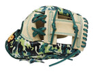 TWB Army Camo US Kip 11.5 inch Infielder Glove - Green/Camel #4