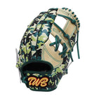 TWB Army Camo US Kip 11.5 inch Infielder Glove - Green/Camel #6