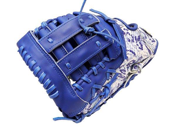TWB Navy Camo US Kip 12.5 inch Left Hand Throw First Base Mitt #2