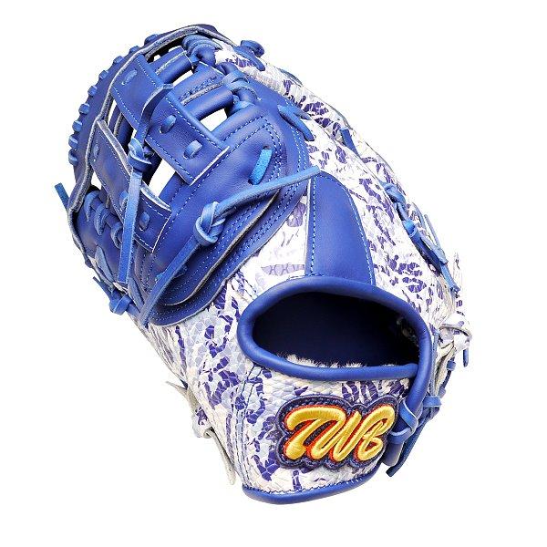 TWB Navy Camo US Kip 12.5 inch Left Hand Throw First Base Mitt #6