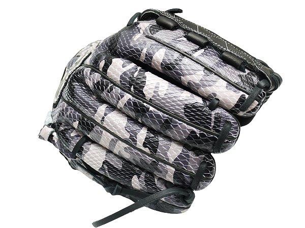 TWB Special Ops Camo US Kip Fastback 12 inch Left Hand Throw Pitcher Glove - Black/Grey #3