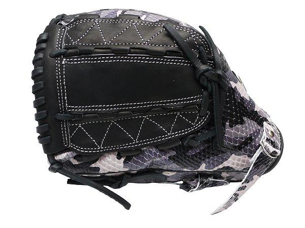 TWB Special Ops Camo US Kip Fastback 12 inch Left Hand Throw Pitcher Glove - Black/Grey #4