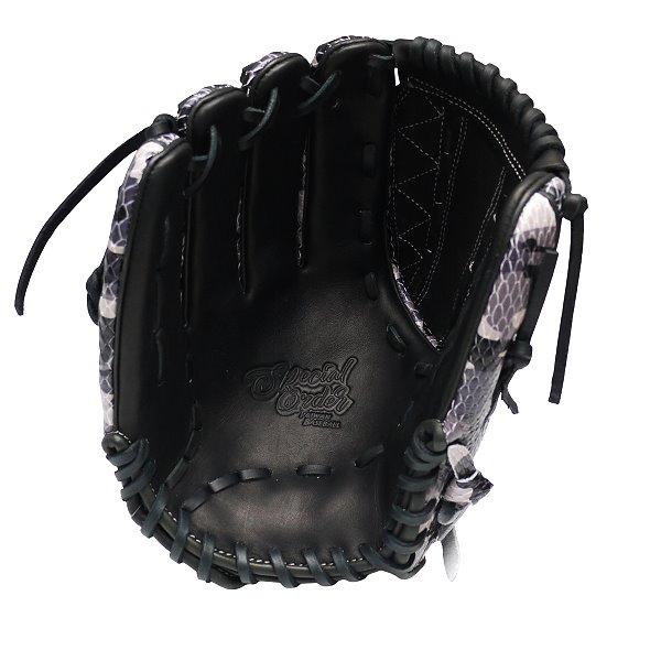 TWB Special Ops Camo US Kip Fastback 12 inch Left Hand Throw Pitcher Glove - Black/Grey #7