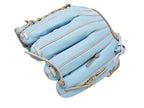 TWB U10 Steer Cowhide 11 inch Outfielder Glove - Skyblue/Grey #3