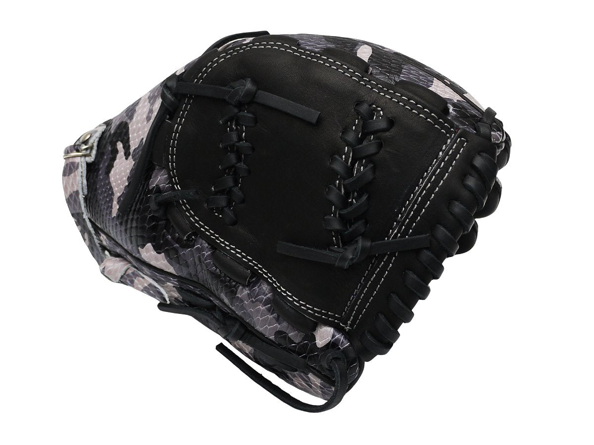 TWB Special Ops Camo US Kip Fastback 12 inch Pitcher Glove - Black/Grey
