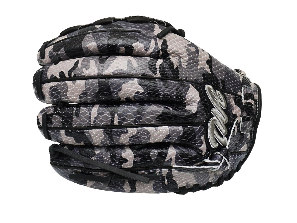 TWB Special Ops Camo US Kip Fastback 12 inch Pitcher Glove - Black/Grey