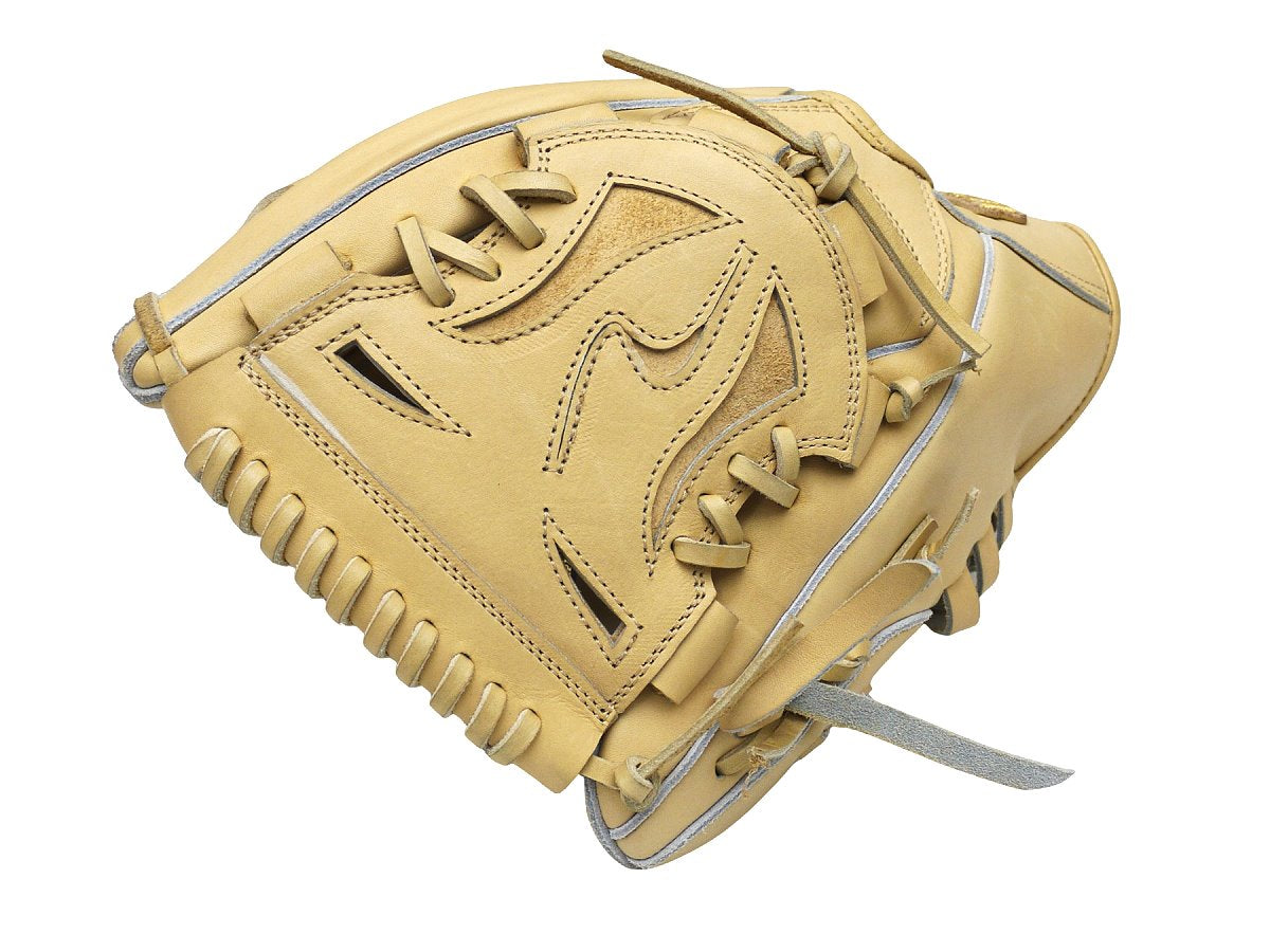 WILSON Japan Staff DUAL Hardball 11.5 inch Left Hand Throw Pitcher Glove - Premium Kip Leather Blonde