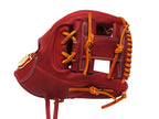 WILSON Japan Staff Dual 1724 Pattern Hardball Teddy Bear 11.75 inch Infielder Glove - Burgundy