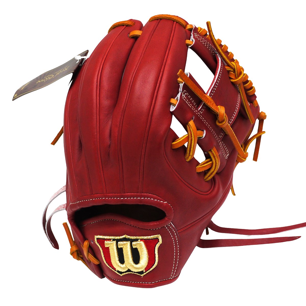 WILSON Japan Staff Dual 1724 Pattern Hardball Teddy Bear 11.75 inch Infielder Glove - Burgundy