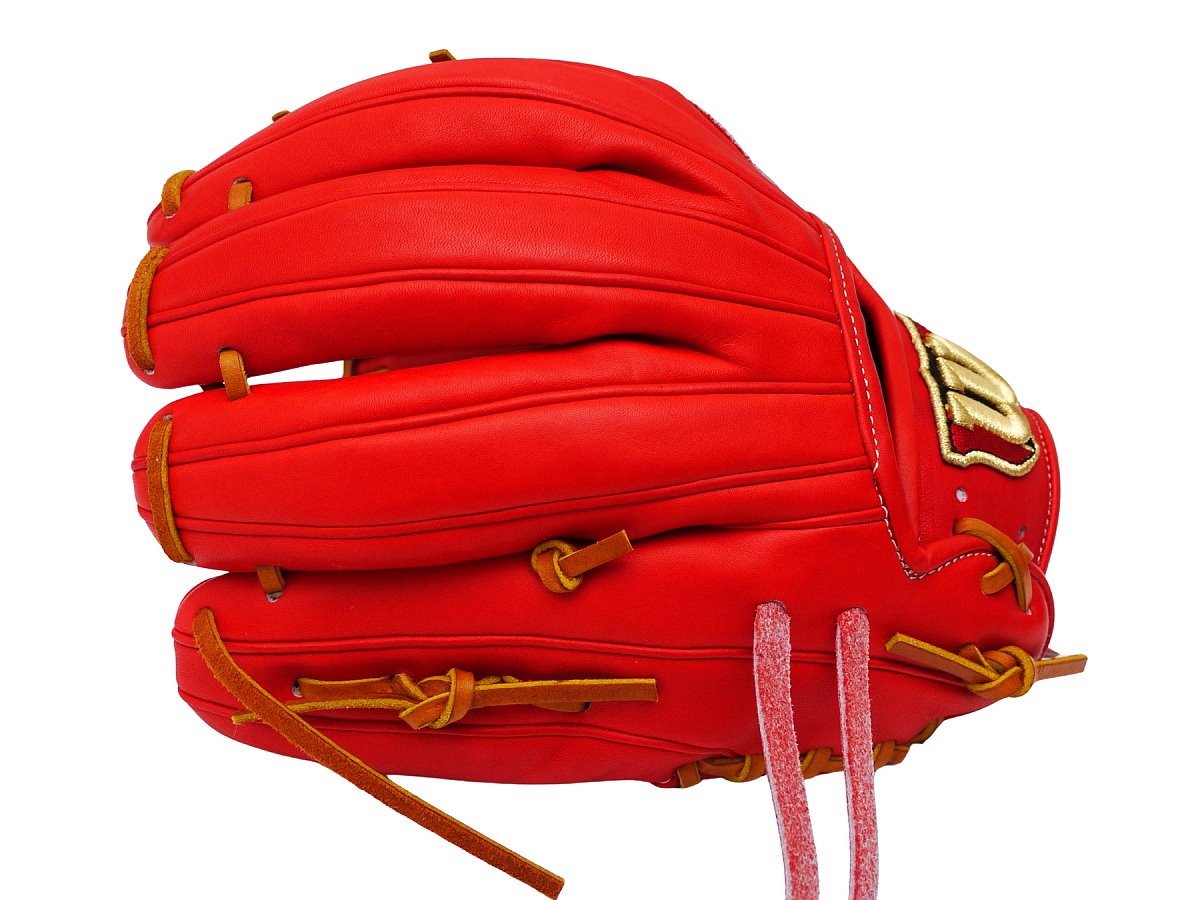 WILSON Japan Staff Dual 87 Pattern Hardball 11.75 inch Infielder Glove - Red
