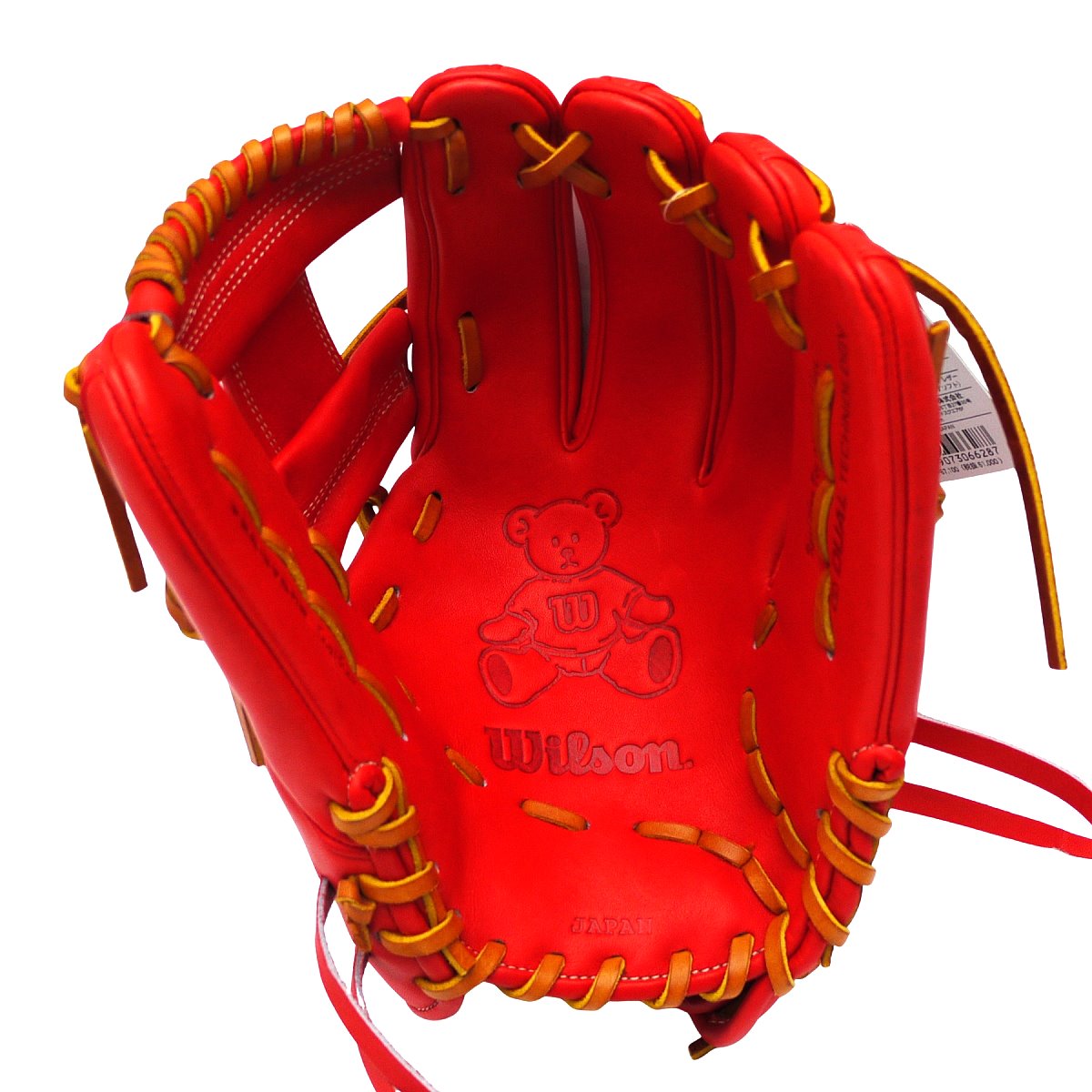 WILSON Japan Staff Dual 87 Pattern Hardball 11.75 inch Infielder Glove - Red