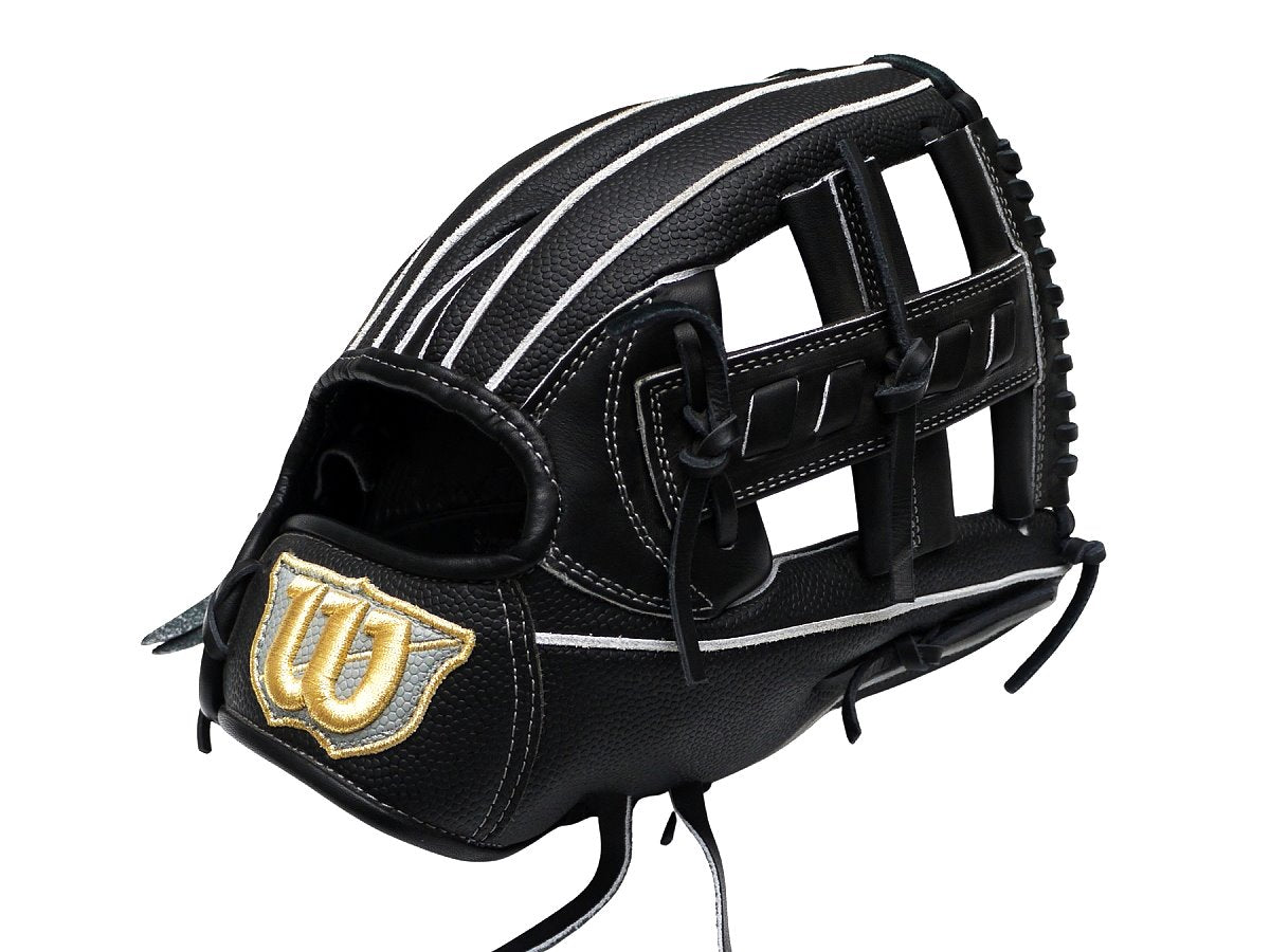 Wilson Japan Staff DUAL Hardball 11.5" Black Infielder Glove - Pro Stock/Super Skin