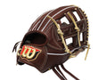 WILSON Japan Staff Dual D5 Pattern Hardball 11.5" Infielder Glove - Brown/Beige