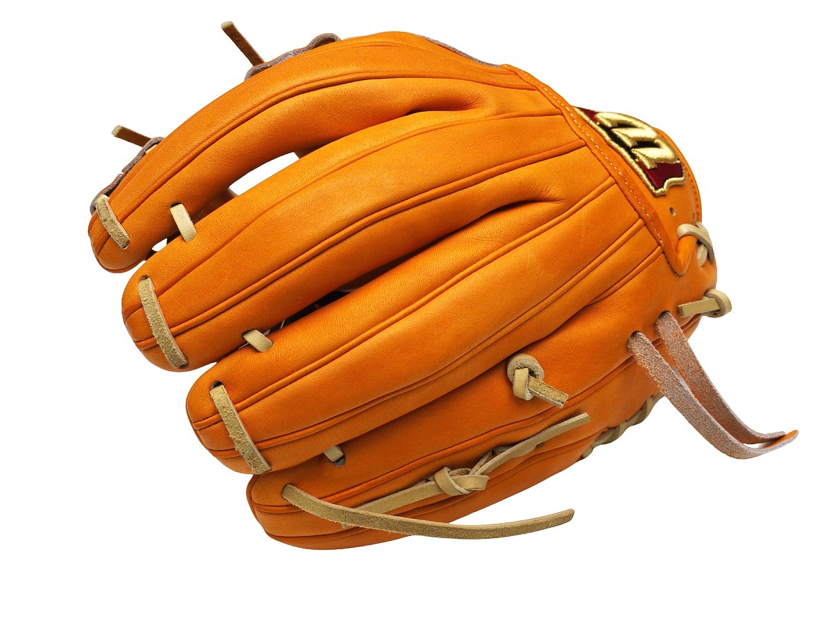 Wilson Japan Staff Pro Stock Leather Hardball 11.75" Infielder Glove - 87 Pattern/Orange