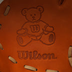 Wilson Japan Staff Pro Stock Leather Hardball 11.75" Infielder Glove - 87 Pattern/Orange