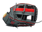 WILSON Japan The Wannabe Hero DUAL 12 inch Infield Glove - Gray/Red #4