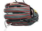 WILSON Japan The Wannabe Hero DUAL 12 inch Infield Glove - Gray/Red #5