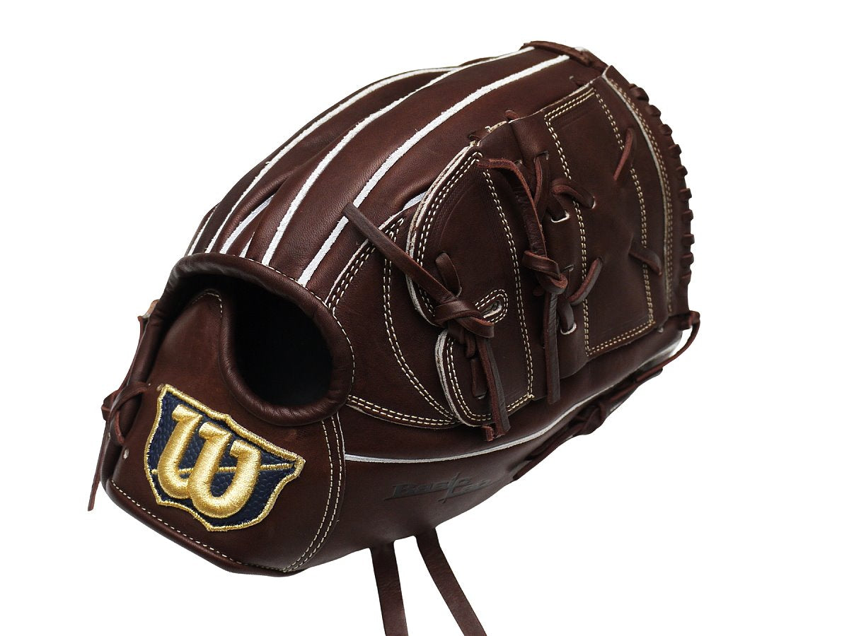 WILSON Staff Japan Basic Lab DUAL 12 inch Pitcher Glove - Dark Brown #1