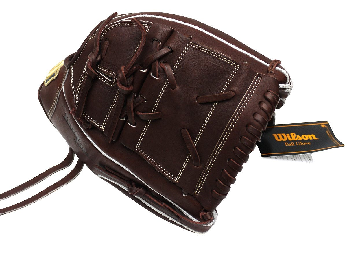 WILSON Staff Japan Basic Lab DUAL 12 inch Pitcher Glove - Dark Brown #2